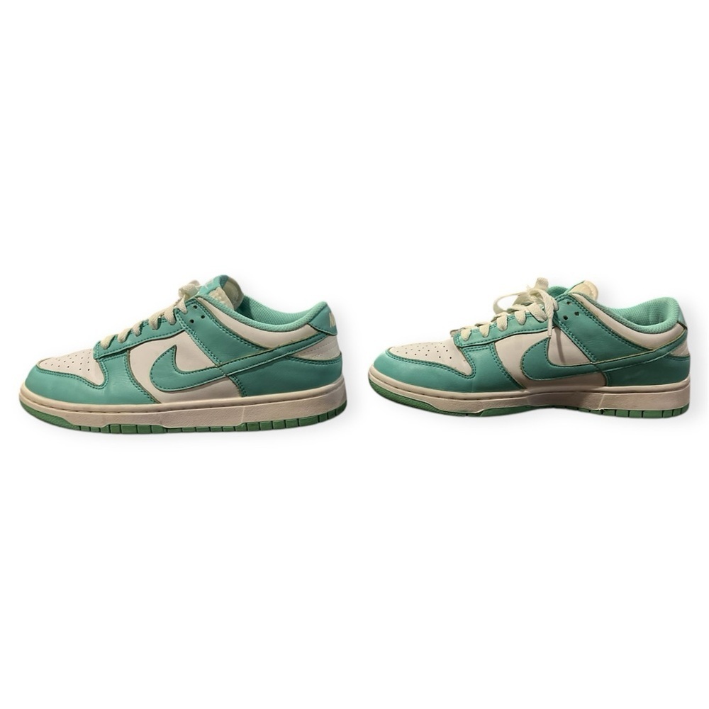 Nike Woman’s Dunk Low Clear Jade Streetwear Sporty Casual Athletic Sneakers- 7